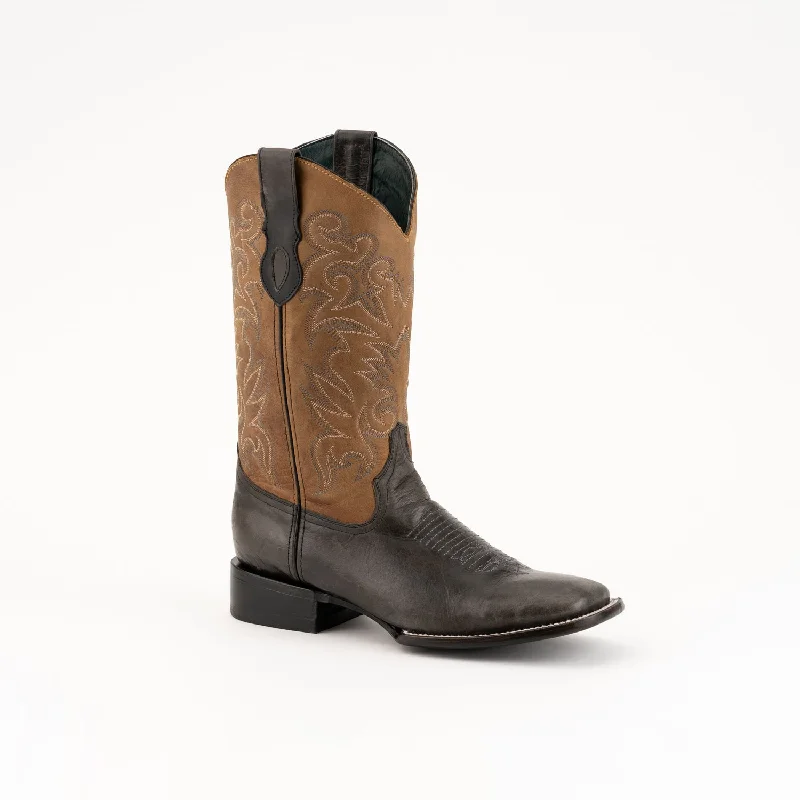 Men's cowboy boots in a dark brown leatherFerrini Mens Nicotine Leather Hunter Cowboy Boots Men's cowboy boots in a dark brown leatherFerrini Mens Nicotine Leather Hunter Cowboy Boots