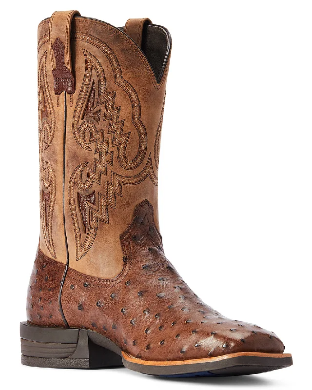 Men's cowboy boots with a scalloped edgeMen's Dagger Cowboy Western Boots