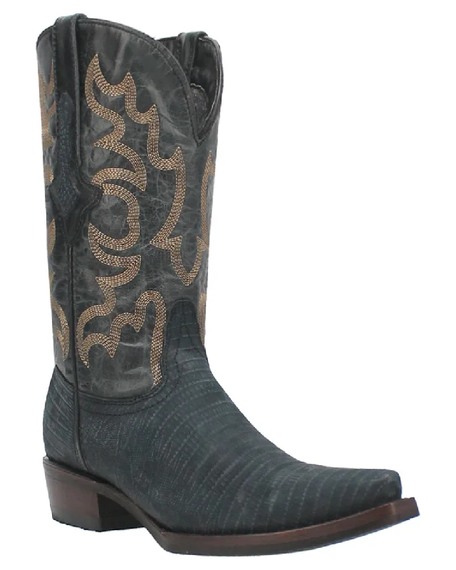 Men's cowboy boots with a heel guardMen's The Duke Lizard Print Western Boots