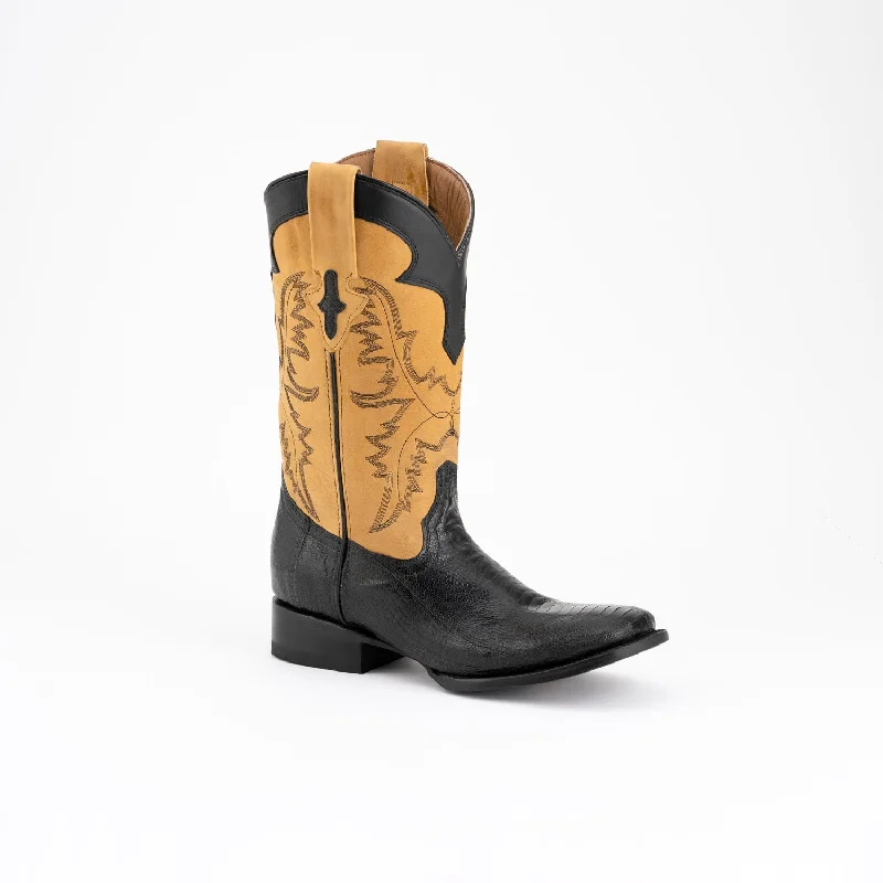 Western - style men's cowboy boots with intricate stitchingFerrini Mens Nash Black Ostrich Leg Cowboy Boots Western - style men's cowboy boots with intricate stitchingFerrini Mens Nash Black Ostrich Leg Cowboy Boots