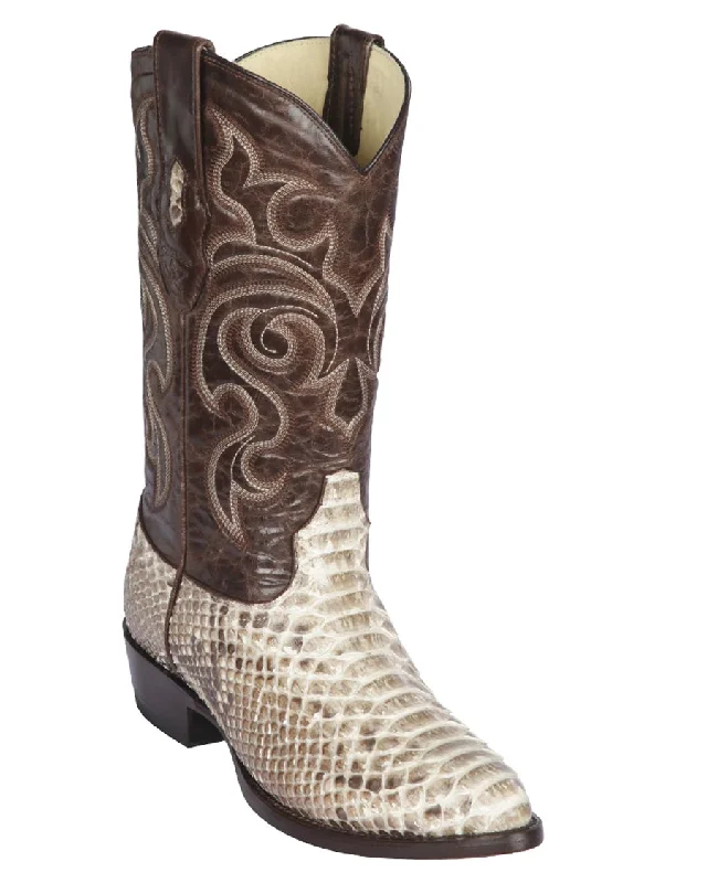 Alligator - print men's cowboy boots for a bold lookMen's Natural Python Western Boots Alligator - print men's cowboy boots for a bold lookMen's Natural Python Western Boots