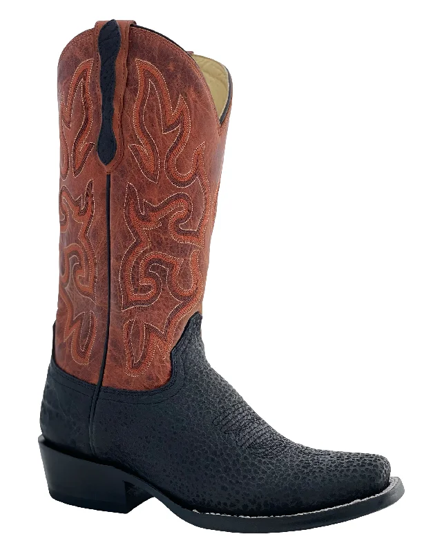 Men's cowboy boots with a scalloped edgeMen's Daytona Western Boots