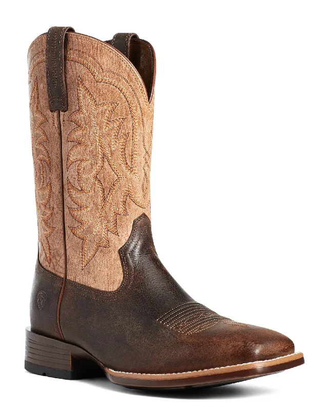 Men's cowboy boots with a decorative inlayMen's Ryden Ultra Western Boots