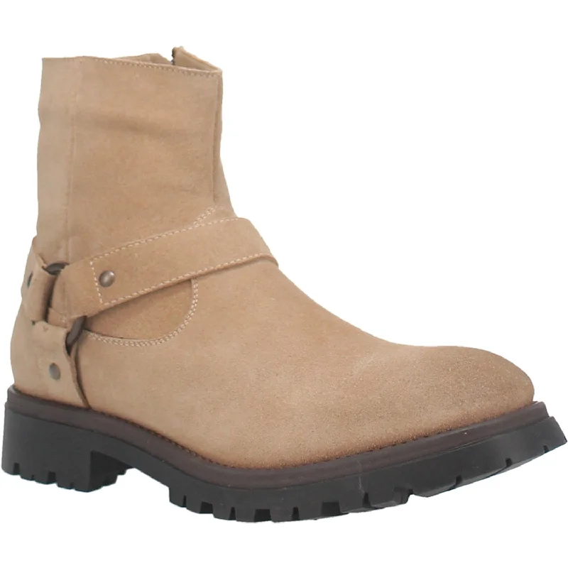Men's cowboy boots with a high - heeled designDingo Mens Road Trip Cowboy Boots Leather Natural Men's cowboy boots with a high - heeled designDingo Mens Road Trip Cowboy Boots Leather Natural