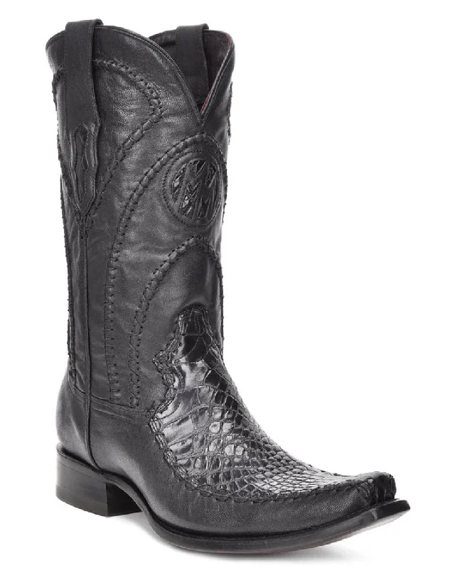 Men's genuine leather cowboy boots with a pointed toeMen's Blaine Western Boots