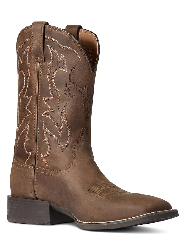Men's cowboy boots with a heel guardMen's Sport Outdoor Cowboy Western Boots