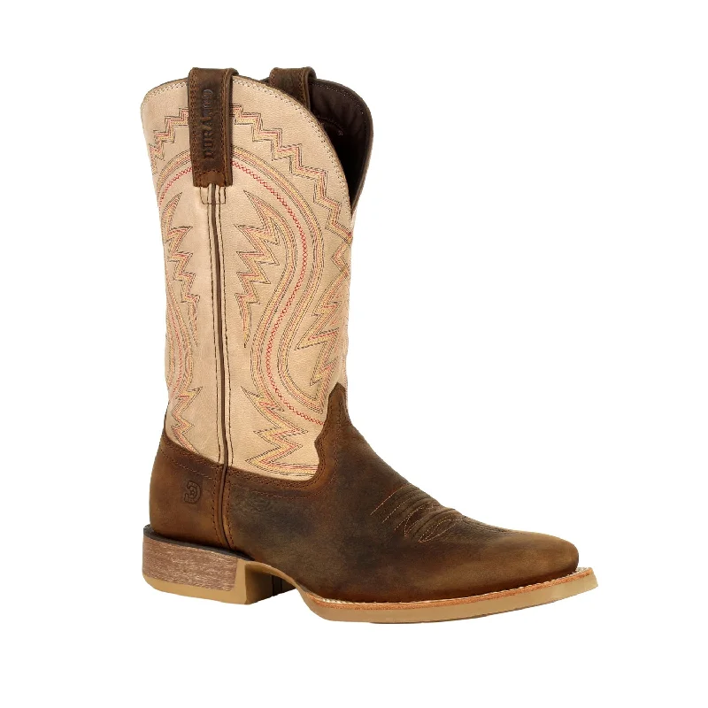 Alligator - print men's cowboy boots for a bold lookDurango Mens Coffee/Bone Leather Rebel Frontier Western Cowboy Boots Alligator - print men's cowboy boots for a bold lookDurango Mens Coffee/Bone Leather Rebel Frontier Western Cowboy Boots