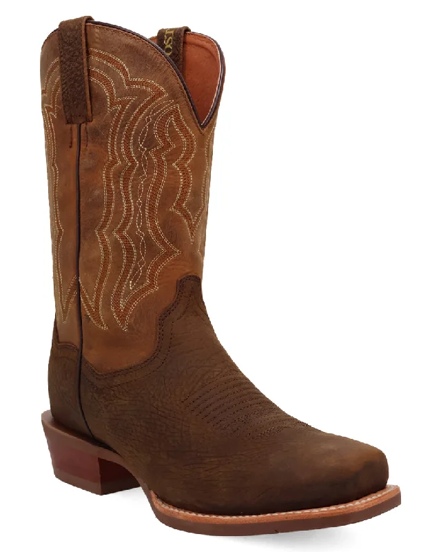 Men's cowboy boots with a scalloped edgeMen's Creed Western Boots