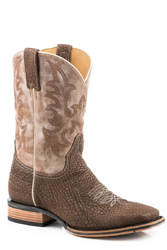 Men's cowboy boots with a leather lining for comfortStetson Mens Brown/White Leather Obadiah Cowboy Boots Men's cowboy boots with a leather lining for comfortStetson Mens Brown/White Leather Obadiah Cowboy Boots