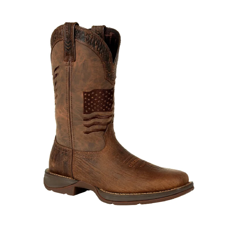 Men's cowboy boots with a distressed leather finishDurango Mens Acorn Leather Rebel USA Cowboy Boots Men's cowboy boots with a distressed leather finishDurango Mens Acorn Leather Rebel USA Cowboy Boots