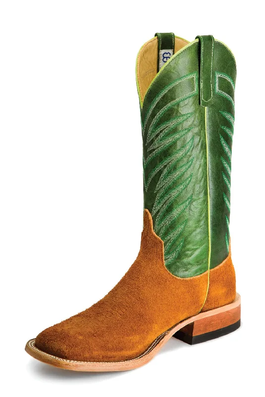 Men's cowboy boots with a snake - skin textureAnderson Bean Mens 13in Reversed Emerald Explosion Leather Cowboy Boots Men's cowboy boots with a snake - skin textureAnderson Bean Mens 13in Reversed Emerald Explosion Leather Cowboy Boots