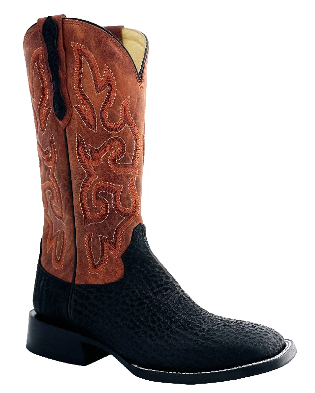 Men's cowboy boots with a silver - toned buckleMen's Osteen Western Boots