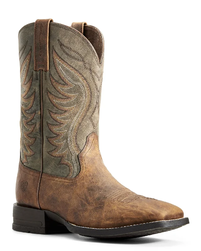 Men's cowboy boots with a pull - on strapMen's Amos Western Boots