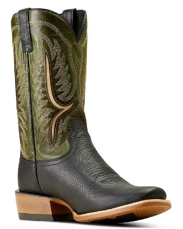 Men's cowboy boots with a scalloped edgeMen's Stadtler Cowboy Western Boots