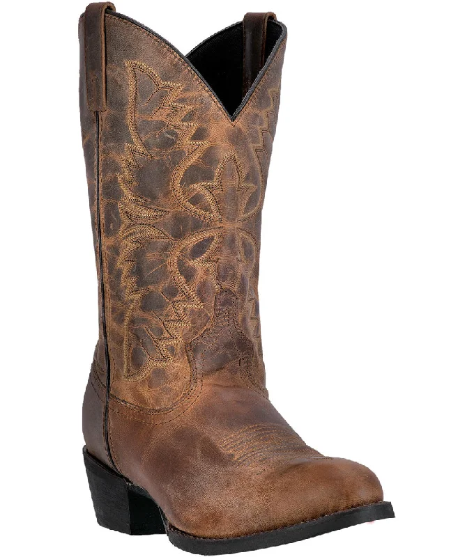 Men's cowboy boots with a high - heeled designMens Birchwood Boots - Tan