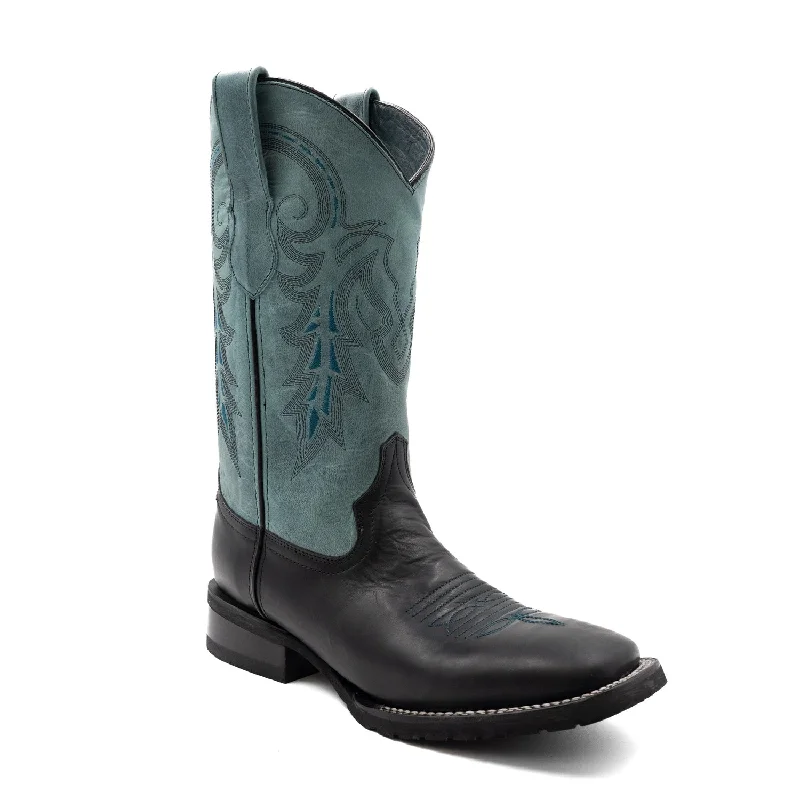 Men's cowboy boots with a tooled leather designFerrini Mens Maverick S-Toe Black Leather Cowboy Boots Men's cowboy boots with a tooled leather designFerrini Mens Maverick S-Toe Black Leather Cowboy Boots