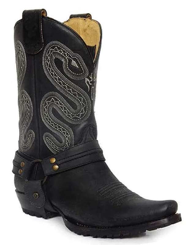 Men's cowboy boots with a heel guardMen's Sting Conceal Carry Western Boots