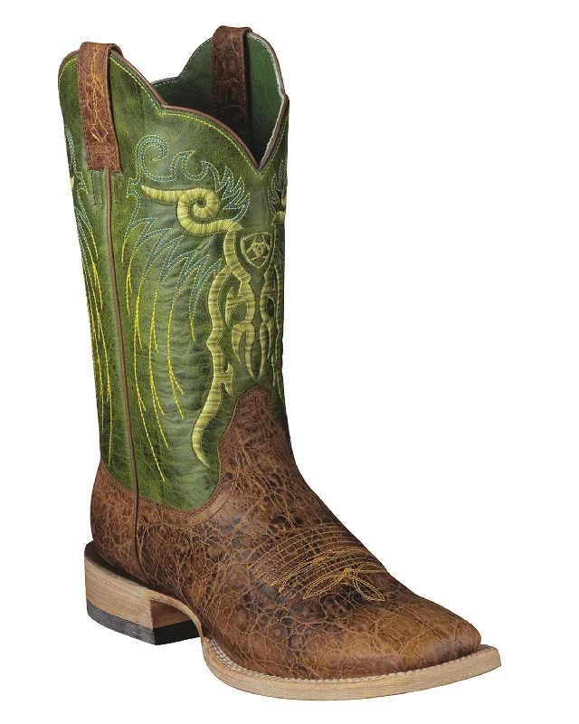 Men's genuine leather cowboy boots with a pointed toeMen's Mesteno Western Boots