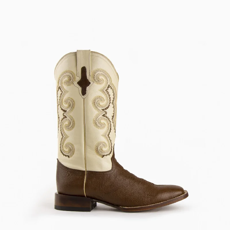 Men's cowboy boots with a silver - toned buckleFerrini Mens Kango Leather Smooth Ostrich S-Toe Morgan Cowboy Boots Men's cowboy boots with a silver - toned buckleFerrini Mens Kango Leather Smooth Ostrich S-Toe Morgan Cowboy Boots