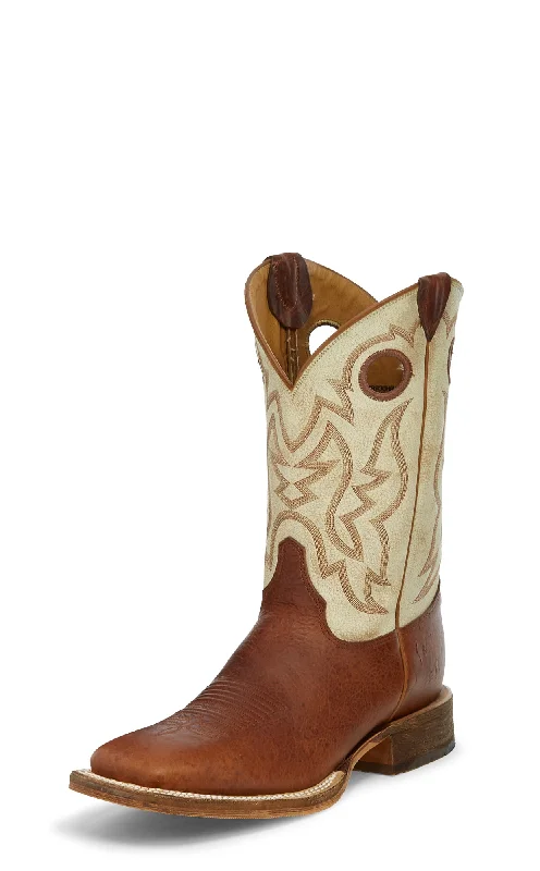 Men's cowboy boots with a concho belt detailJustin 11in Mens Desert Bone Caddo Leather Cowboy Boots Men's cowboy boots with a concho belt detailJustin 11in Mens Desert Bone Caddo Leather Cowboy Boots