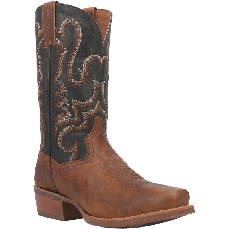 Vintage - style men's cowboy boots with a square toeDan Post Mens Richland Cowboy Boots Leather Saddle Vintage - style men's cowboy boots with a square toeDan Post Mens Richland Cowboy Boots Leather Saddle