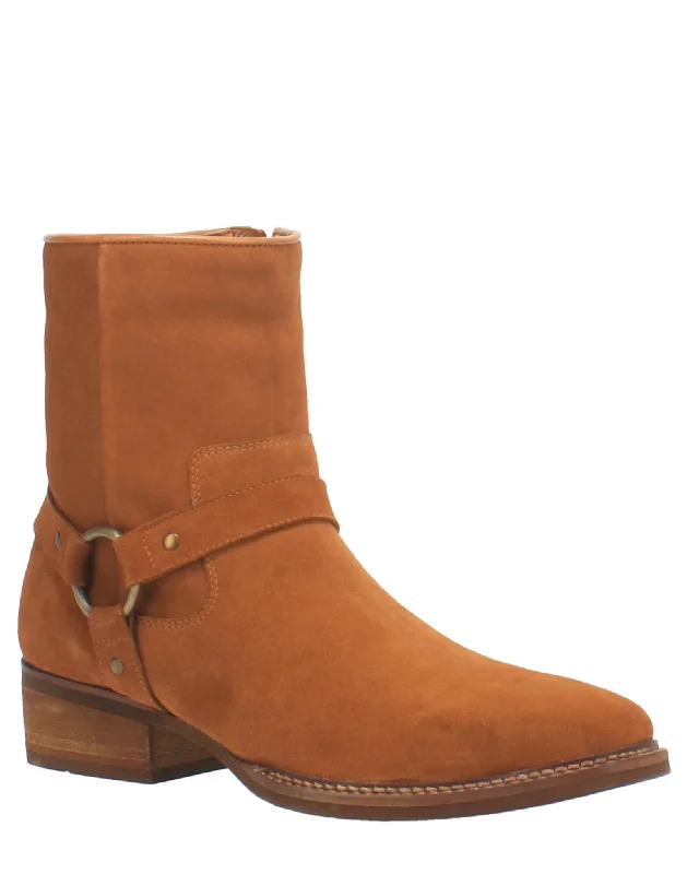 Vintage - style men's cowboy boots with a square toeMen's Calgary Booties