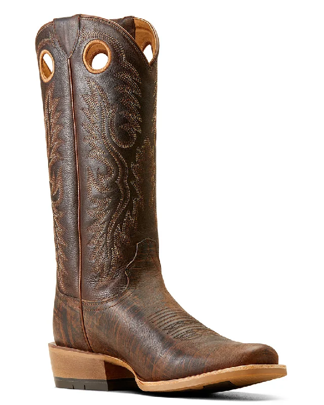 Men's cowboy boots with a snake - skin textureMen's Ringer Cowboy Western Boots