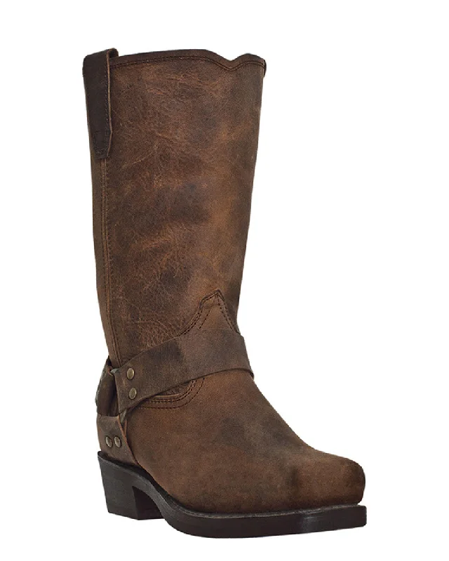 Men's cowboy boots with a high - heeled designMens Dean Harness Boots