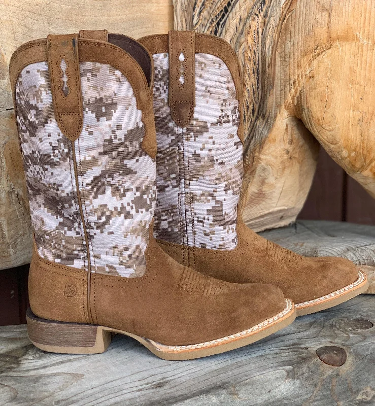 Men's cowboy boots with a suede shaftDurango Men's Rebel Pro Digi Camo Square Toe Cowboy Boots DDB0395 Men's cowboy boots with a suede shaftDurango Men's Rebel Pro Digi Camo Square Toe Cowboy Boots DDB0395