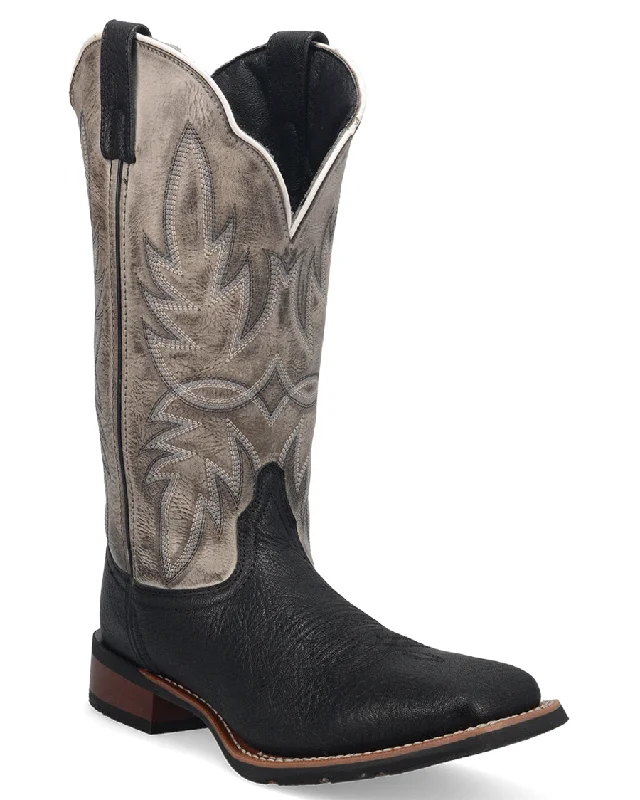 Men's genuine leather cowboy boots with a pointed toeMen's Isaac Western Boots