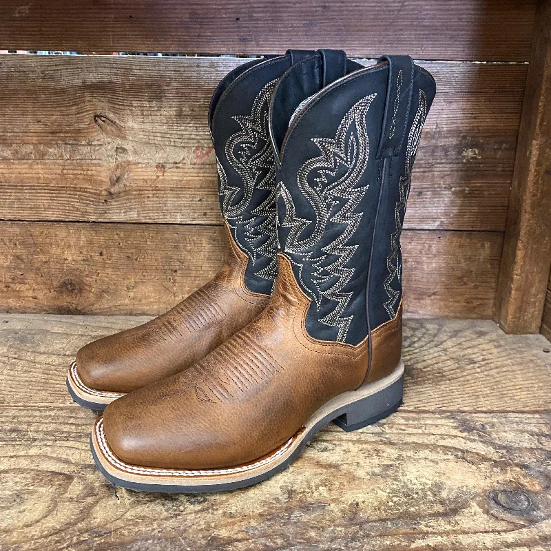 Men's cowboy boots with a scalloped edgeDan Post Men's Boldon Square Toe Cowboy Boots DP4906 Men's cowboy boots with a scalloped edgeDan Post Men's Boldon Square Toe Cowboy Boots DP4906