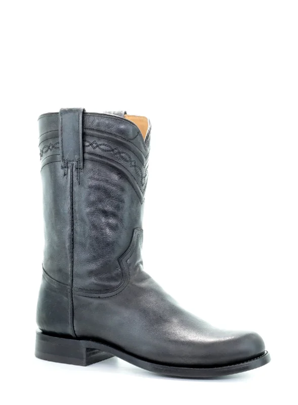 Men's cowboy boots with a decorative inlayCorral Mens Black Cowhide Leather Cowboy Boots Men's cowboy boots with a decorative inlayCorral Mens Black Cowhide Leather Cowboy Boots