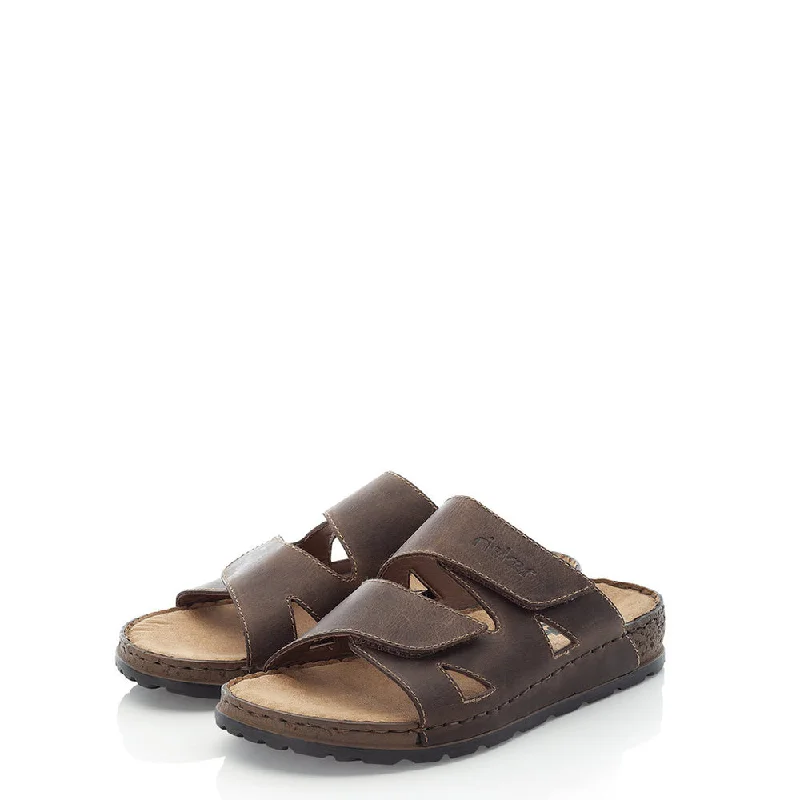 Men's sandals with a flexible sole for easy movementMen's sandals with a flexible sole for easy movement25691-25 Brown Slide Adjustable Men's sandals with a flexible sole for easy movementMen's sandals with a flexible sole for easy movement25691-25 Brown Slide Adjustable