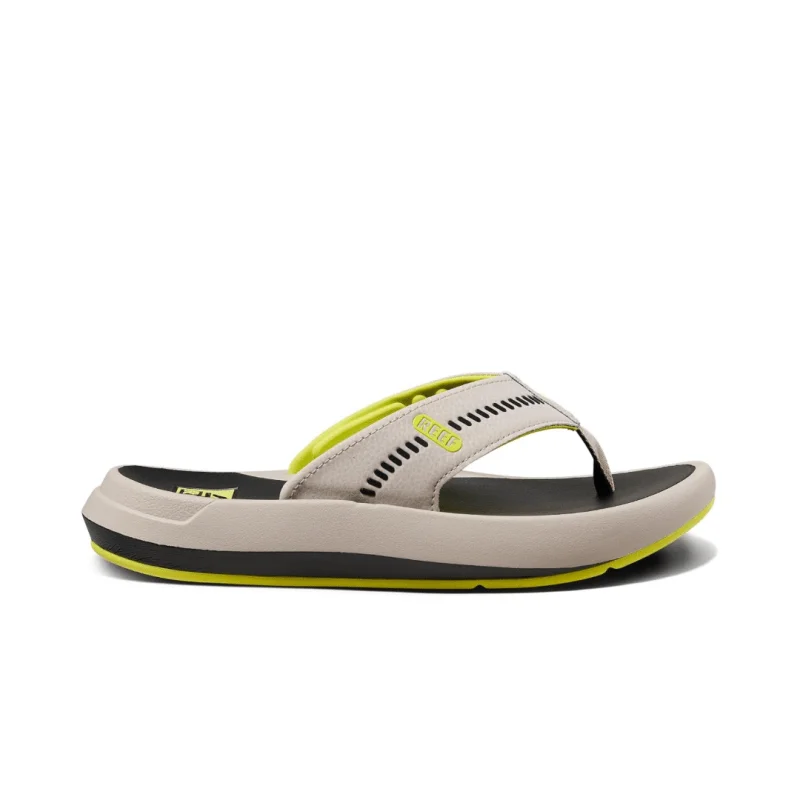 Men's sandals with a rubber sole for tractionMen's sandals with a rubber sole for tractionReef Men's Swellsole Cruiser - Grey/Lime Men's sandals with a rubber sole for tractionMen's sandals with a rubber sole for tractionReef Men's Swellsole Cruiser - Grey/Lime