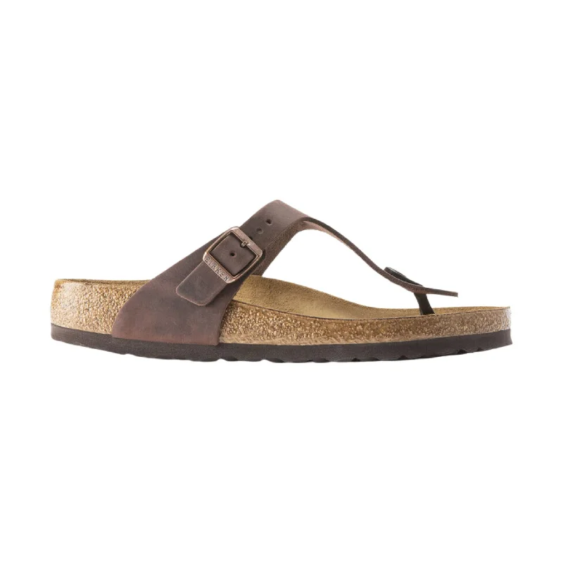 Men's sandals with a perforated leather upper for ventilationMen's sandals with a perforated leather upper for ventilationBirkenstock Gizeh Sandal - Oiled Leather Habana Men's sandals with a perforated leather upper for ventilationMen's sandals with a perforated leather upper for ventilationBirkenstock Gizeh Sandal - Oiled Leather Habana