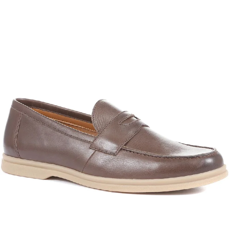 Suede men's loafers for a soft and luxurious feelQuinten Leather Penny Loafers - QUINTEN / 321 690