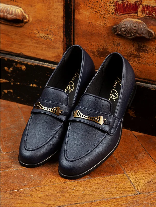 Suede men's loafers for a soft and luxurious feelBridge-Bit Cactus Leather Vegan Loafer | Navy Suede men's loafers for a soft and luxurious feelBridge-Bit Cactus Leather Vegan Loafer | Navy