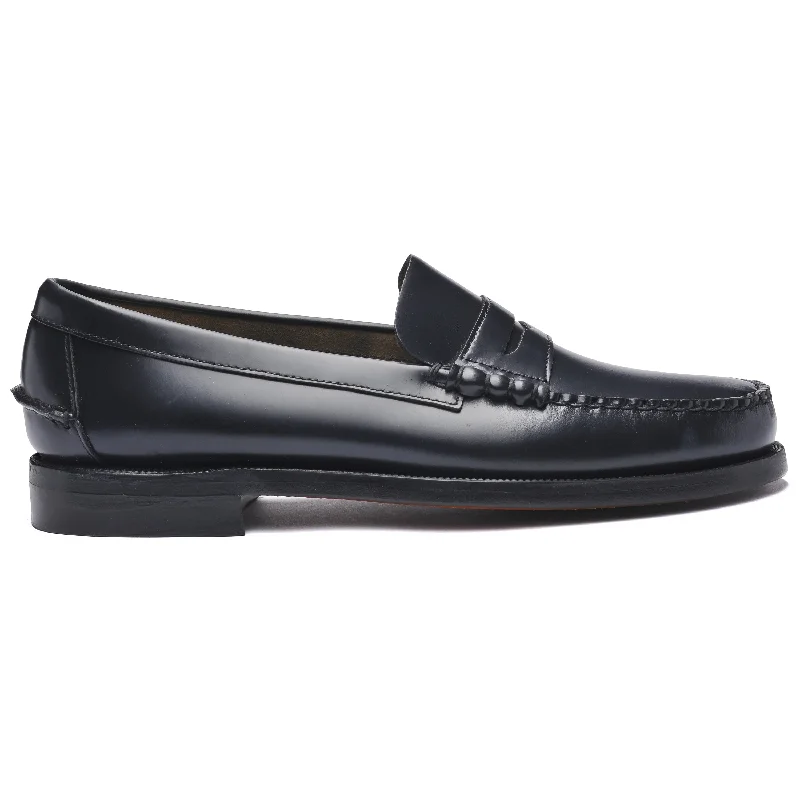 Men's loafers with a low - heeled designClassic Dan - Navy Blue