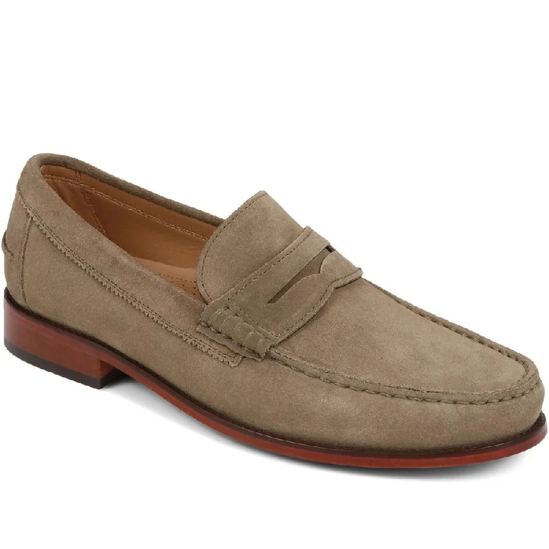 Men's loafers with a decorative buckleRivers Leather Penny Loafers - RIVERS / 321 662 Men's loafers with a decorative buckleRivers Leather Penny Loafers - RIVERS / 321 662