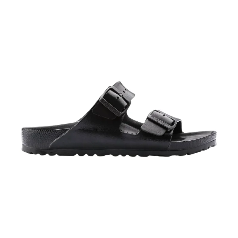 Men's sandals in a neutral color like black or brownMen's sandals in a neutral color like black or brownBirkenstock Arizona Essentials EVA Sandal - Black Men's sandals in a neutral color like black or brownMen's sandals in a neutral color like black or brownBirkenstock Arizona Essentials EVA Sandal - Black