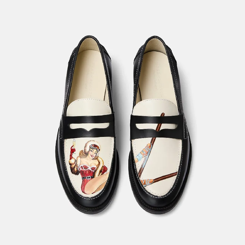 Men's loafers with a cushioned footbedWilde Hand-Painted Après-Ski Penny Loafer - Men's