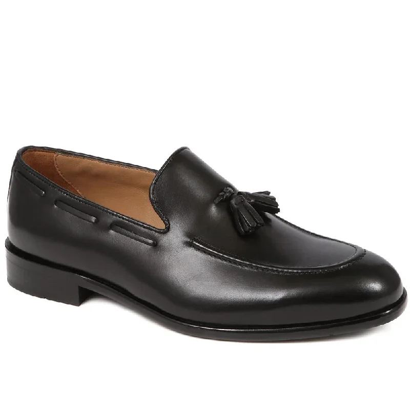 Men's loafers with a decorative buckleDevon2 Leather Loafers - DEVON2 / 324 972