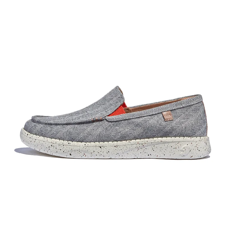 Men's loafers with a contrast stitching detailLight Grey Tarragona III Men