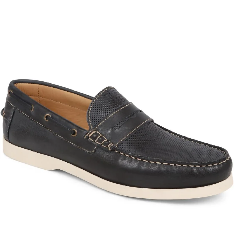 Men's loafers with a stretchy side panel for a better fitPartick Leather Moccasin - PARTICK / 325 135 Men's loafers with a stretchy side panel for a better fitPartick Leather Moccasin - PARTICK / 325 135