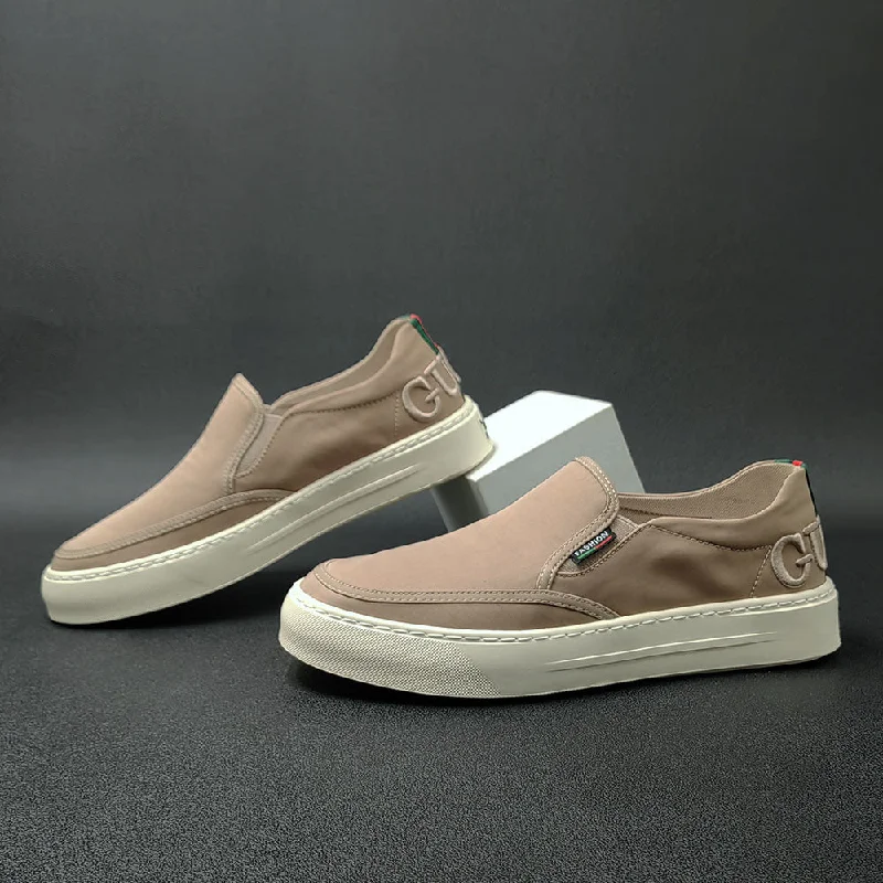 Men's loafers with a memory foam insoleMen Minimalist Breathable Canvas Casual Loafers