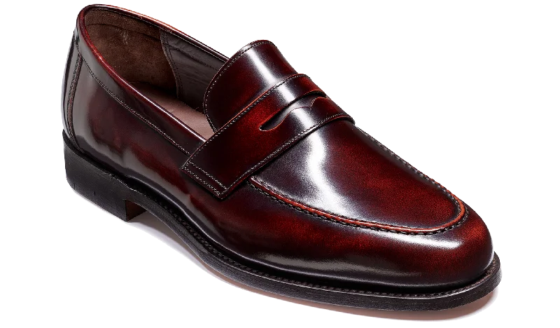 Slip - on men's loafers for easy wearJevington - Brandy Hi-Shine