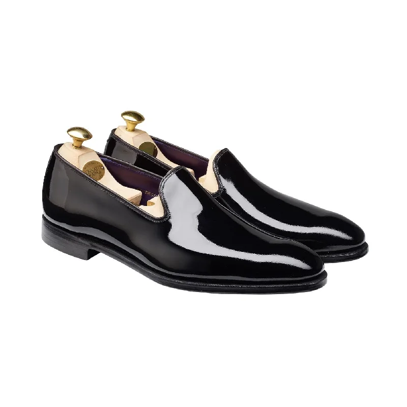 Men's loafers with a flexible sole for easy movementKensington Black Patent