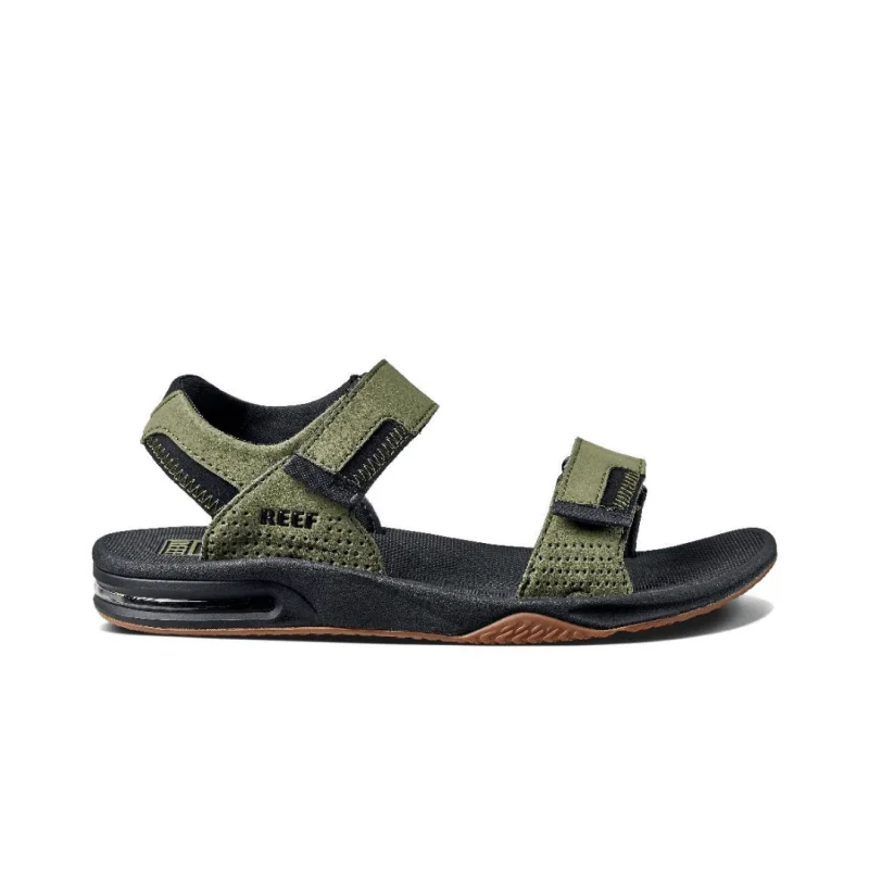 Men's sandals with a rubber sole for tractionMen's sandals with a rubber sole for tractionReef Men's Fanning Baja - Olive/Gum