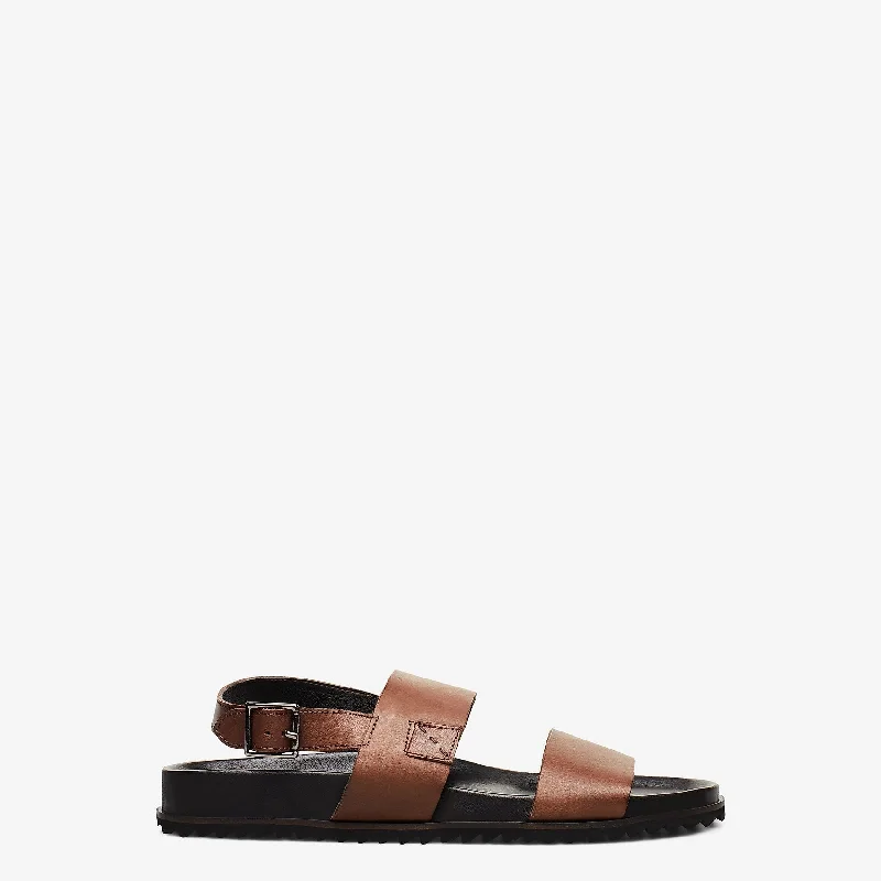 Men's sandals with a toe post designMen's sandals with a toe post designVigo Flat Sandals (Brown)