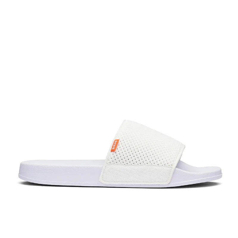 Men's leather sandals with an adjustable strapMen's leather sandals with an adjustable strapLounge PL Slide (White) Men's leather sandals with an adjustable strapMen's leather sandals with an adjustable strapLounge PL Slide (White)